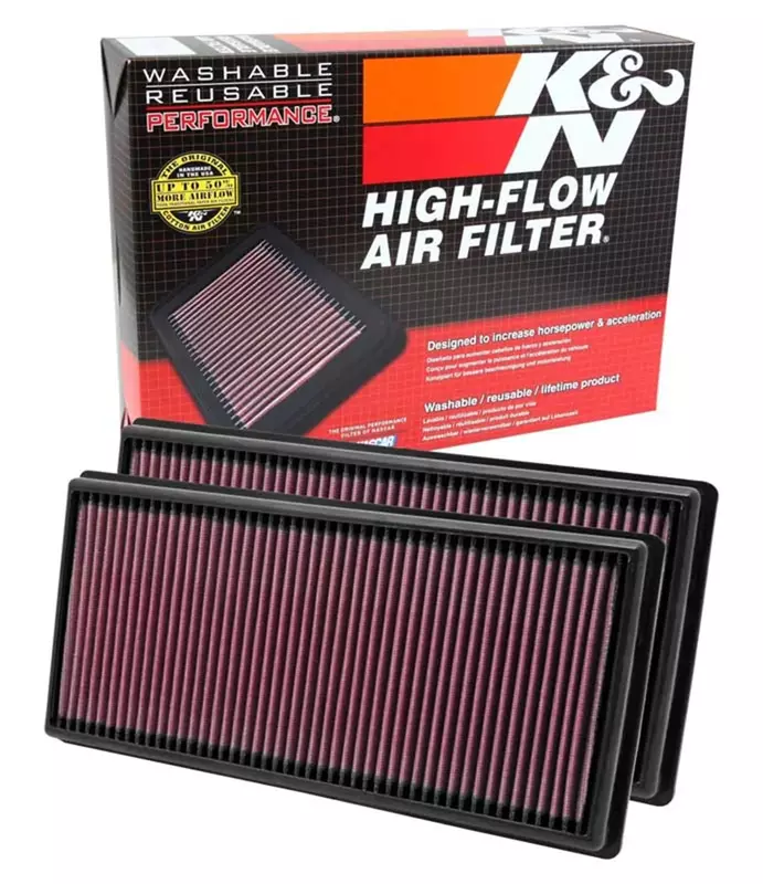K&N 33-2446 High-Flow Lifetime Engine Air Filter - Fits Land Rover (2009-2025)