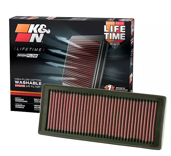 K&N High-Flow Lifetime Engine Air Filter - 33-2945 (Fits AUDI A4/A5/Q5)