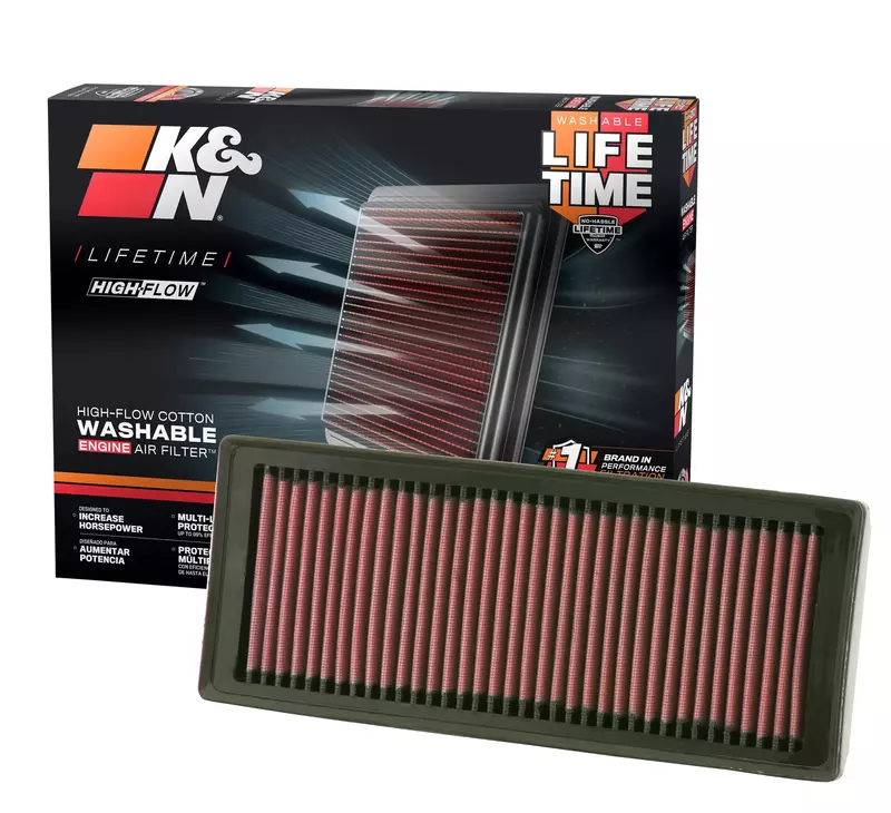 K&N High-Flow Lifetime Engine Air Filter - 33-2945 (Fits AUDI A4/A5/Q5)