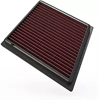 K&N High-Flow Original Lifetime Engine Air Filter: Increase Power: Premium, Washable: Compatible with 2008-2020 Ford/Mazda: B-Max, ecosport, Fiesta, Figo, Transit, Mazda 2, 33-2955 single