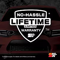 K&N High-Flow Engine Air Filter, Model 33-2990 — Washable, Lifetime (Fits Select BMW Models)