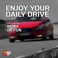 K&N High-Flow Lifetime Engine Air Filter 33-5016 – Washable, Reusable (Oiled Cotton)