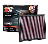 K&N High-Flow Lifetime Engine Air Filter 33-5030 for Chevrolet Colorado/GMC Canyon