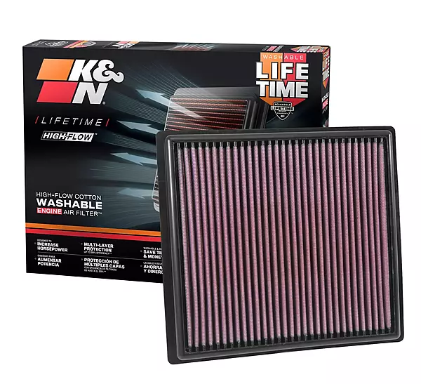 K&N High-Flow Lifetime Engine Air Filter 33-5030 for Chevrolet Colorado/GMC Canyon