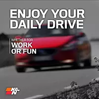 K&N High-Flow Original Lifetime Engine Air Filter: Increase Power: Premium, Washable: Compatible with 2016-2025 HONDA: Civic, HR-V, 33-5045