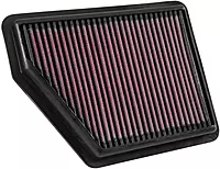 K&N High-Flow Original Lifetime Engine Air Filter: Increase Power: Premium, Washable: Compatible with 2016-2025 HONDA: Civic, HR-V, 33-5045