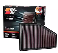 K&N High-Flow Original Lifetime Engine Air Filter — 33-5049