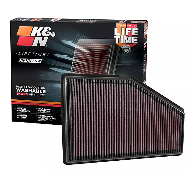 K&N High-Flow Original Lifetime Engine Air Filter — 33-5049