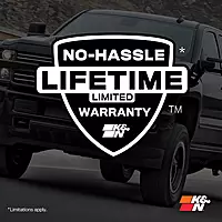 K&N 33-5065 High-Flow Lifetime Replacement Air Filter for Silverado/Sierra