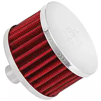 K&N 62-1160 Vent Air Breather Filter — Washable High-Flow Clamp-On