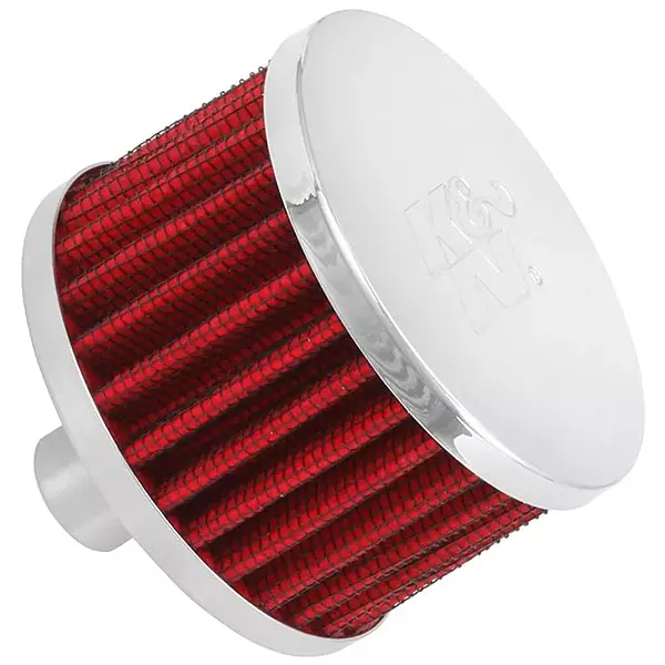 K&N 62-1160 Vent Air Breather Filter — Washable High-Flow Clamp-On
