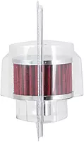K&N 62-1160 Vent Air Breather Filter — Washable High-Flow Clamp-On