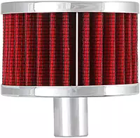 K&N 62-1160 Vent Air Breather Filter — Washable High-Flow Clamp-On