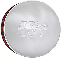K&N 62-1160 Vent Air Breather Filter — Washable High-Flow Clamp-On