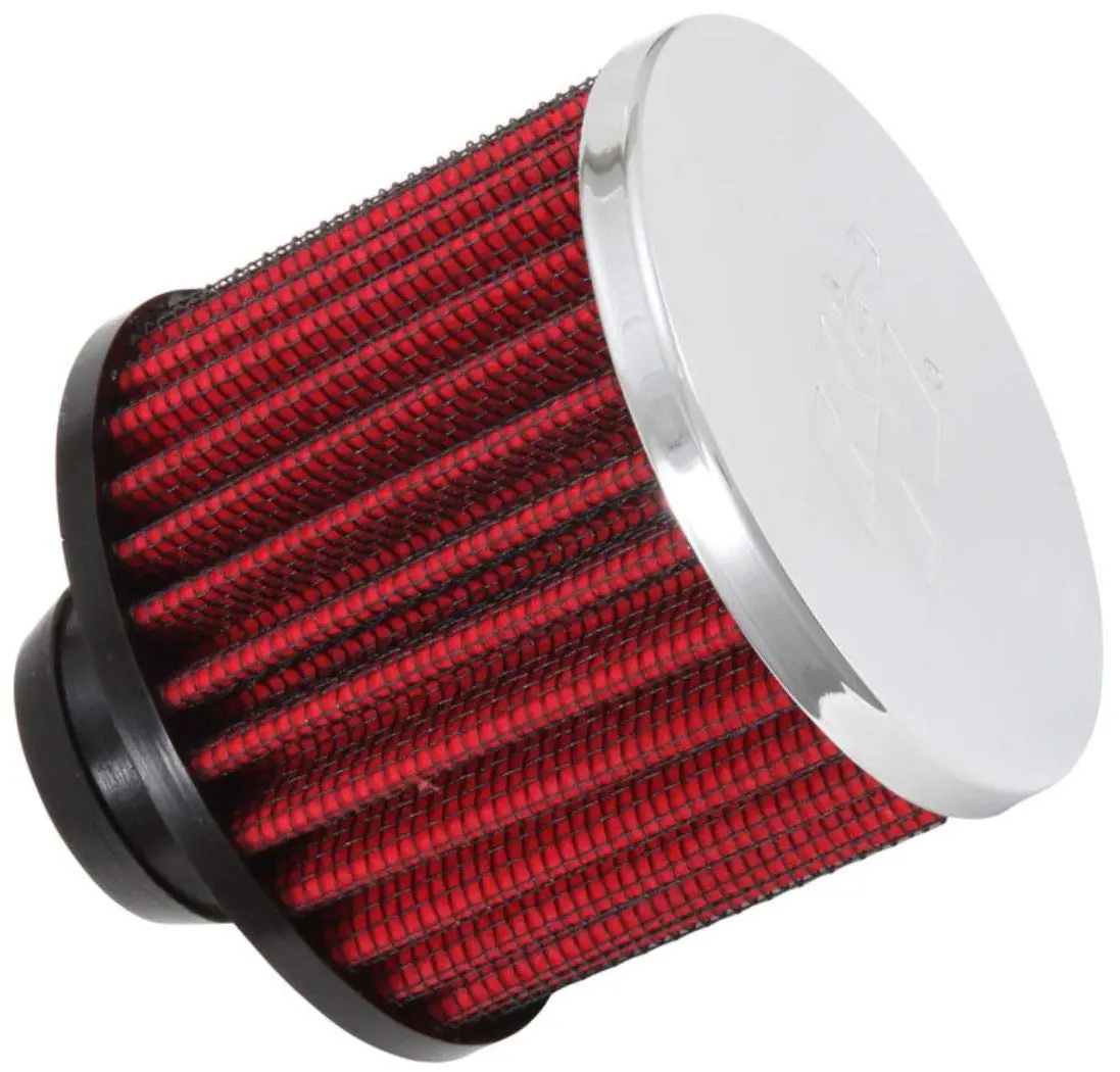 K&N Vent Air Filter Breather - Washable High-Flow Replacement, 62-1490