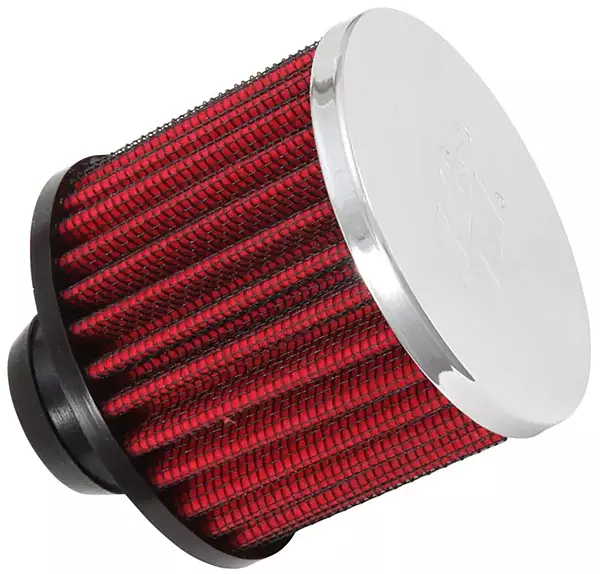 K&N Vent Air Filter Breather - Washable High-Flow Replacement, 62-1490