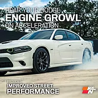 K&N Cold Air Intake System: High-Flow Air Filter, Increase Performance & Acceleration: Compatible with 2011-2023 CHRYSLER/DODGE, 300, 300C, Challenger, Charger, 63-1564 Roto-molded