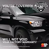 K&N Cold Air Intake System 63-9036 for Toyota Tundra & Sequoia (2012-2021)