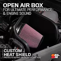 K&N Cold Air Intake System: High-Flow Air Filter, Increase Performance & Acceleration: Compatible with 2013-2017 HONDA: Accord, 69-1213TS