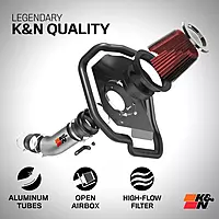 K&N Cold Air Intake System: High-Flow Air Filter, Increase Performance & Acceleration: Compatible with 2012-2015 Acura/Honda: ILX, Civic Si, 69-1019TS