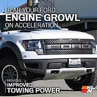 K&N Cold Air Intake System: High-Flow Air Filter, Increase Performance & Towing: Compatiable with 2007-2014 FORD/LINCOLN: Expedition, F150, F150 SVT Raptor, Navigator, 57-2575