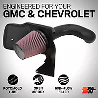 K&N Cold Air Intake System 57-3021-1 for 1999-2004 Chevy/GMC Silverado