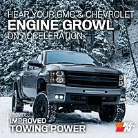 K&N Cold Air Intake System 57-3021-1 for 1999-2004 Chevy/GMC Silverado