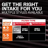 K&N Cold Air Intake System: High-Flow Air Filter, Increase Performance & Towing: Compatible with 2011-2025 Dodge/Jeep Durango, Grand Cherokee, 63-1563 Roto-Mold