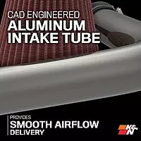 K&N Cold Air Intake System: High-Flow Air Filter, Increase Performance & Towing: Compatible with 2011-2015 Dodge/Jeep: Durango, Grand Cherokee, 77-1560KTK