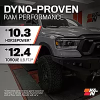 K&N Cold Air Intake System 77-1561KP for RAM/DODGE 1500/2500/3500