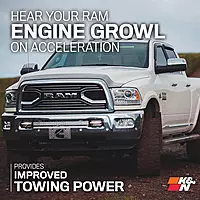 K&N Cold Air Intake System 77-1561KP for RAM/DODGE 1500/2500/3500