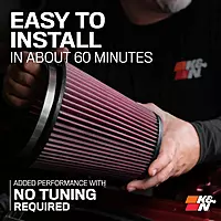K&N Cold Air Intake System: 1994-1997 Ford F250/F350 - 57-2531