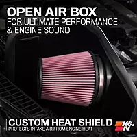 K&N Cold Air Intake System, High-Flow Filter - 1994-2002 Dodge RAM 2500/3500 (57-1525)