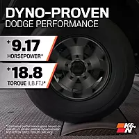 K&N Cold Air Intake System, High-Flow Filter - 1994-2002 Dodge RAM 2500/3500 (57-1525)