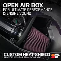 K&N Cold Air Intake System: High-Flow Air Filter, Increase Performance & Towing: Compatible with 2003-2007 Dodge/RAM 2500,3500, 57-1532 50 State Legal