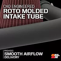 K&N Cold Air Intake System: High-Flow Air Filter, Increase Performance & Towing: Compatible with 2007-20011 JEEP: Wrangler, Wrangler III, 57-1553 50 State Legal