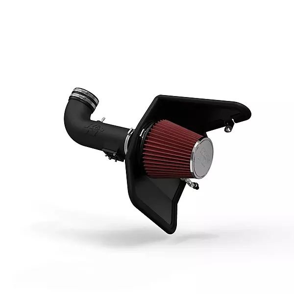 K&N Cold Air Intake System: High-Flow Air Filter, Increase Performance & Acceleration: Compatible with 2010-2015 Chevrolet: Camaro SS, 63-3074