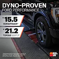 K&N Cold Air Intake System: High-Flow Air Filter, Increase Performance & Towing: Compatible with 2004-2008 FORD/LINCOLN: Expedition, F150, Mark LT, 57-2556