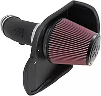 K&N Cold Air Intake System: High-Flow Air Filter, Increase Performance & Acceleration: Compatible with 2011-2023 Chrysler/Dodge: 300, Challenger, Charger, 63-1565