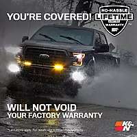 K&N Cold Air Intake System – High-Flow Intake Kit for Ford F-150 (63-2593)