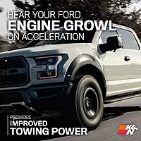 K&N Cold Air Intake System – High-Flow Intake Kit for Ford F-150 (63-2593)