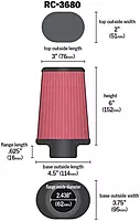 K&N Cold Air Intake System with High-Flow Washable Filter — 57-1122P (Chrome)