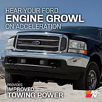 K&N Cold Air Intake System: High-Flow Air Filter, Increase Performance & Towing: Compatible with 2003-2007 Ford: Excursion, F250, F350, F450, 57-2546-1