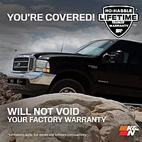 K&N Cold Air Intake System: High-Flow Air Filter, Increase Performance & Towing: Compatible with 2003-2007 Ford: Excursion, F250, F350, F450, 57-2546-1