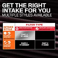 K&N Cold Air Intake System 57-3058 — High-Flow Filter, Fits 2007-2008 Chevy/GMC/Cadillac