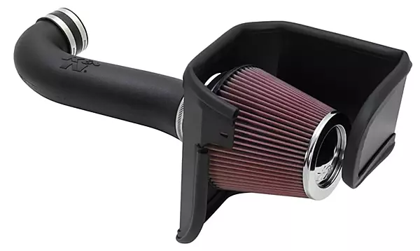 K&N Cold Air Intake System: High-Flow Air Filter, Increase Performance & Acceleration: Compatible with 2011-2023 Chrysler/Dodge: 300, 300C, Challenger, Charger, 63-1114