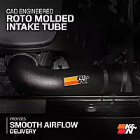 K&N Cold Air Intake System: High-Flow Air Filter, Increase Performance & Acceleration: Compatible with 2011-2023 Chrysler/Dodge: 300, 300C, Challenger, Charger, 63-1114