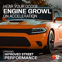 K&N Cold Air Intake System: High-Flow Air Filter, Increase Performance & Acceleration: Compatible with 2011-2023 Chrysler/Dodge: 300, 300C, Challenger, Charger, 63-1114
