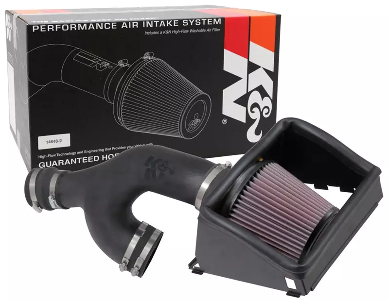 K&N Cold Air Intake System: High-Flow Air Filter, Increase Performance & Towing: Compatible with 2017-2024 FORD/LINCOLN: Expedition, F150, F150 Raptor, Navigator, 63-2599 Roto-Molded