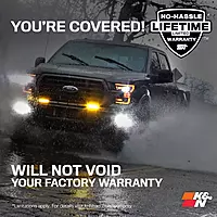 K&N Cold Air Intake System: High-Flow Air Filter, Increase Performance & Towing: Compatible with 2017-2024 FORD/LINCOLN: Expedition, F150, F150 Raptor, Navigator, 63-2599 Roto-Molded